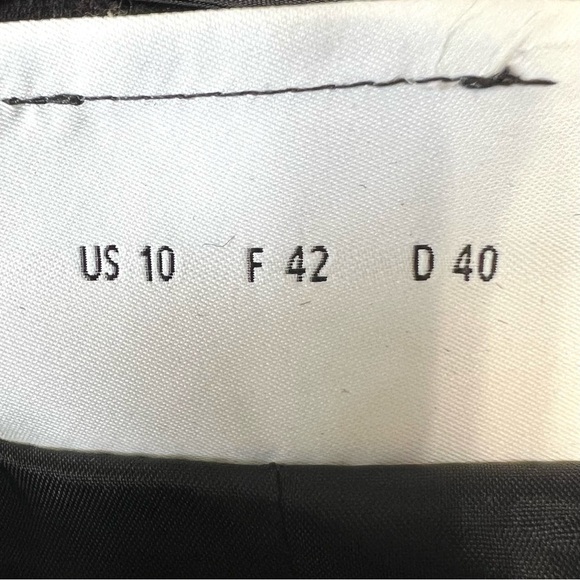 Akris Punto Black & White Cotton Tweed Sweater Casual Coat Womens Size 10 - Picture 13 of 14